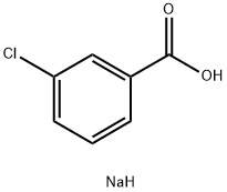 3-氯苯甲酸钠, 17264-88-9, 结构式