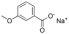 Sodium m-anisate 结构式