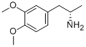 (S)-1-(3,4-二甲氧基苯基)2-丙胺 结构式