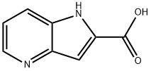 1H-吡咯并[3,2-B]吡啶-2-羧酸, 17288-35-6, 结构式