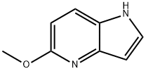 5-メトキシ-1H-ピロロ[3,2-B]ピリジン 化学構造式