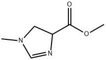 1-甲基-2-咪唑啉-4-羧酸甲酯 结构式