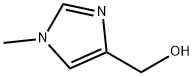 (1-メチル-1H-イミダゾール-4-イル)メタノール 化学構造式