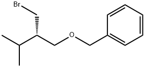 1-(((S)-2-(溴甲基)-3-甲基丁氧基)甲基)苯 结构式