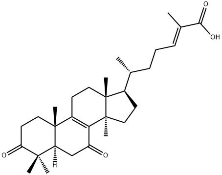 灵芝酸DM, 173075-45-1, 结构式
