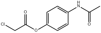 氯乙酸-4-乙酰氨基苯酯, 17321-63-0, 结构式