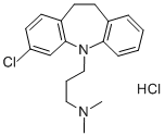 Clomipramine hydrochloride Struktur