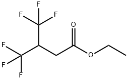 乙基4,4,4 -三氟- 3 -(三氟甲基)丁酸 结构式