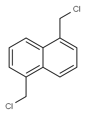 1,5-bis(chloromethyl)naphthalene  Structure