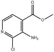 3-AMINO-2-CHLORO-ISONICOTINIC ACID METHYL ESTER Struktur