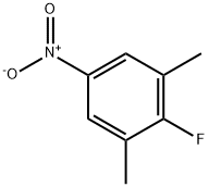 2-フルオロ-1,3-ジメチル-5-ニトロベンゼン 化学構造式