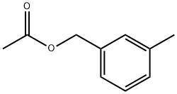 酢酸(3-メチルフェニル)メチル 化学構造式