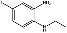 1-N-乙基-4-氟苯-1,2-二胺 结构式