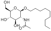 壬基-2-乙酰氨基-2-脱氧-Β-D-葡萄糖苷, 173725-28-5, 结构式