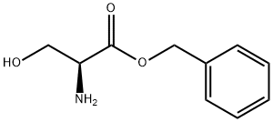 H-SER-OBZL塩酸塩 化学構造式