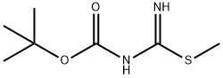 1-N-BOC-2-メチル-イソチオ尿素 化学構造式