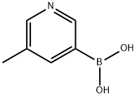 5-甲基吡啶-3-硼酸, 173999-18-3, 结构式