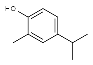 4-isopropyl-m-cresol Struktur