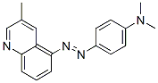 3-Methyl-5-(4-dimethylaminophenylazo)quinoline 结构式