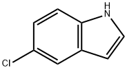5-氯吲哚 结构式