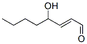 4-hydroxy-2-octenal 结构式