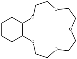 2,3-テトラメチレン-1,4,7,10,13-ペンタオキサシクロペンタデカン 化学構造式