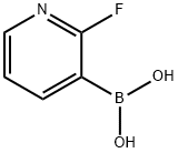 2-フルオロピリジン-3-ボロン酸 化学構造式