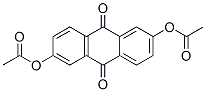 2,6-Diacetoxy-9,10-anthraquinone Struktur