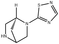 2,5-Diazabicyclo[2.2.1]heptane,2-(1,2,4-thiadiazol-5-yl)-,(1S)-(9CI)|