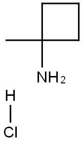 	１－メチルシクロブタン－１－アミン塩酸塩 化学構造式