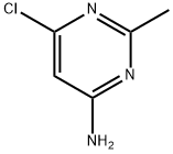 4-アミノ-6-クロロ-2-メチルピリミジン 化学構造式