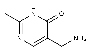 4(1H)-Pyrimidinone, 5-(aminomethyl)-2-methyl- (9CI) Structure