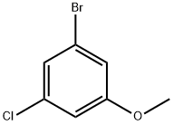 1-BROMO-3-CHLORO-5-METHOXYBENZENE Struktur
