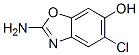 2-アミノ-5-クロロベンゾオキサゾール-6-オール 化学構造式