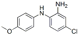 4-Chloro-N-(4-methoxyphenyl)-1,2-benzenediamine Structure