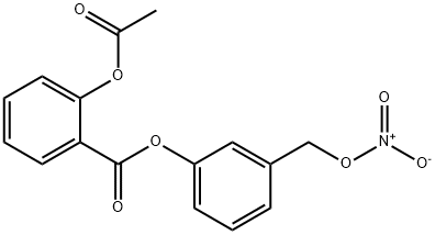 2-乙酰氧基苯甲酸-3-硝酸甲基苯酯, 175033-36-0, 结构式