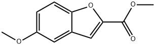 5-甲氧基苯并呋喃-2-羧酸甲酯 结构式