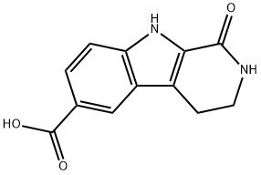 1-OXO-2,3,4,9-TETRAHYDRO-1H-B-CARBOLINE-6-CARBOXYLIC ACID Structure
