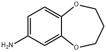 3,4-DIHYDRO-2H-1,5-BENZODIOXEPIN-7-AMINE, 175136-34-2, 结构式