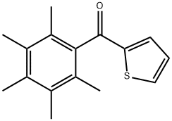 2-(五甲基苯甲酰)噻吩, 175136-70-6, 结构式