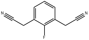 2-[3-(CYANOMETHYL)-2-FLUOROPHENYL]ACETONITRILE 结构式