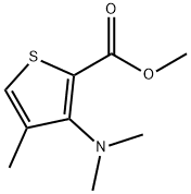 3-二甲基氨基-4-甲基-2-羧酸甲酯, 175137-10-7, 结构式