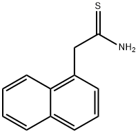 2-萘-1-乙硫基酰胺 结构式