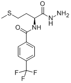 N-[4-(TRIFLUOROMETHYL)BENZOYL]-L-METHIONINYL HYDRAZIDE Structure