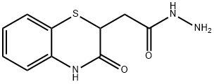 2-(3-氧-3,4-二氢-1,4-苯并噻嗪-2-基)乙肼, 175202-65-0, 结构式