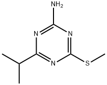 4-异丙基-6-甲硫基-1,3,5-三嗪-2-胺, 175204-55-4, 结构式