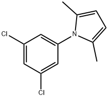 1-(3,5-二氯苯基)-2,5-二甲基-1H-吡咯 结构式