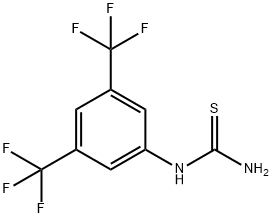 1-{3,5-ビス(トリフルオロメチル)フェニル}チオ尿素 化学構造式
