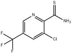 3-氯-5-三氟甲基吡啶-2-硫代羧胺, 175277-46-0, 结构式