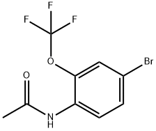 4-ブロモ-2-(トリフルオロメトキシ)アセトアニリド 臭化物 化学構造式